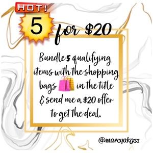 Bundle 5 qualifying items = $20